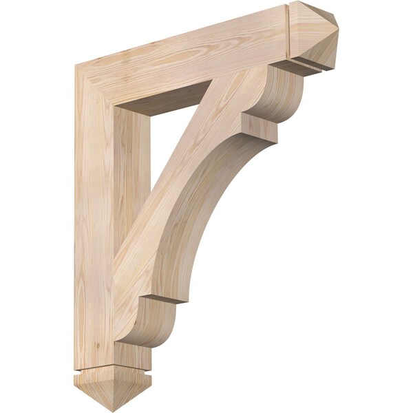 Ekena Millwork Olympic Arts & Crafts Smooth Bracket, Douglas Fir, 5 1/2"W x 32"D x 36"H BKT06X32X36OLY03SDF - main